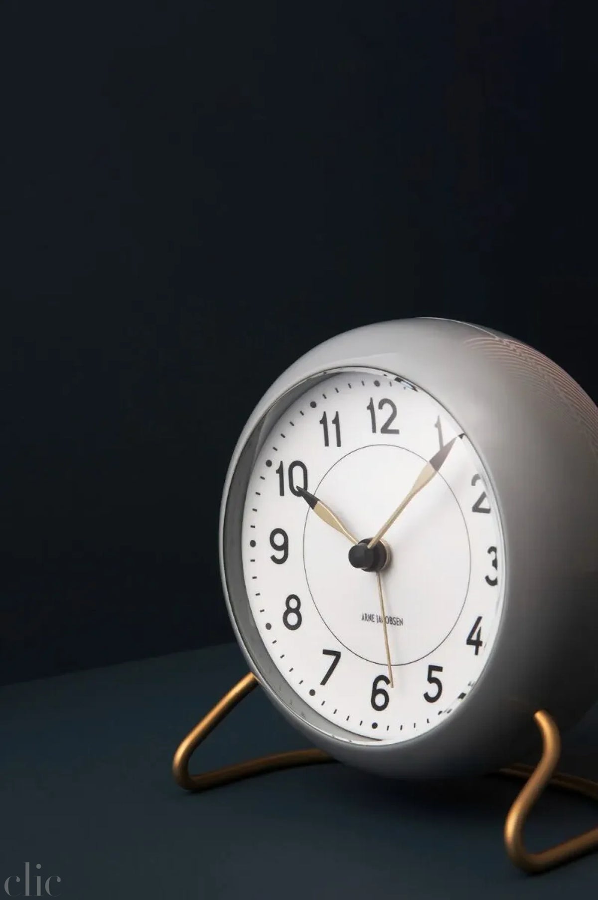 Station Alarm Clock in Grey, from Arne Jacobsen