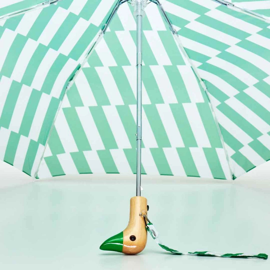 Compact Umbrella in Kelly Bars, from Original Duckhead