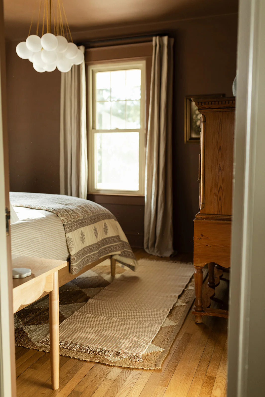 Hand-Loomed Cotton Rug