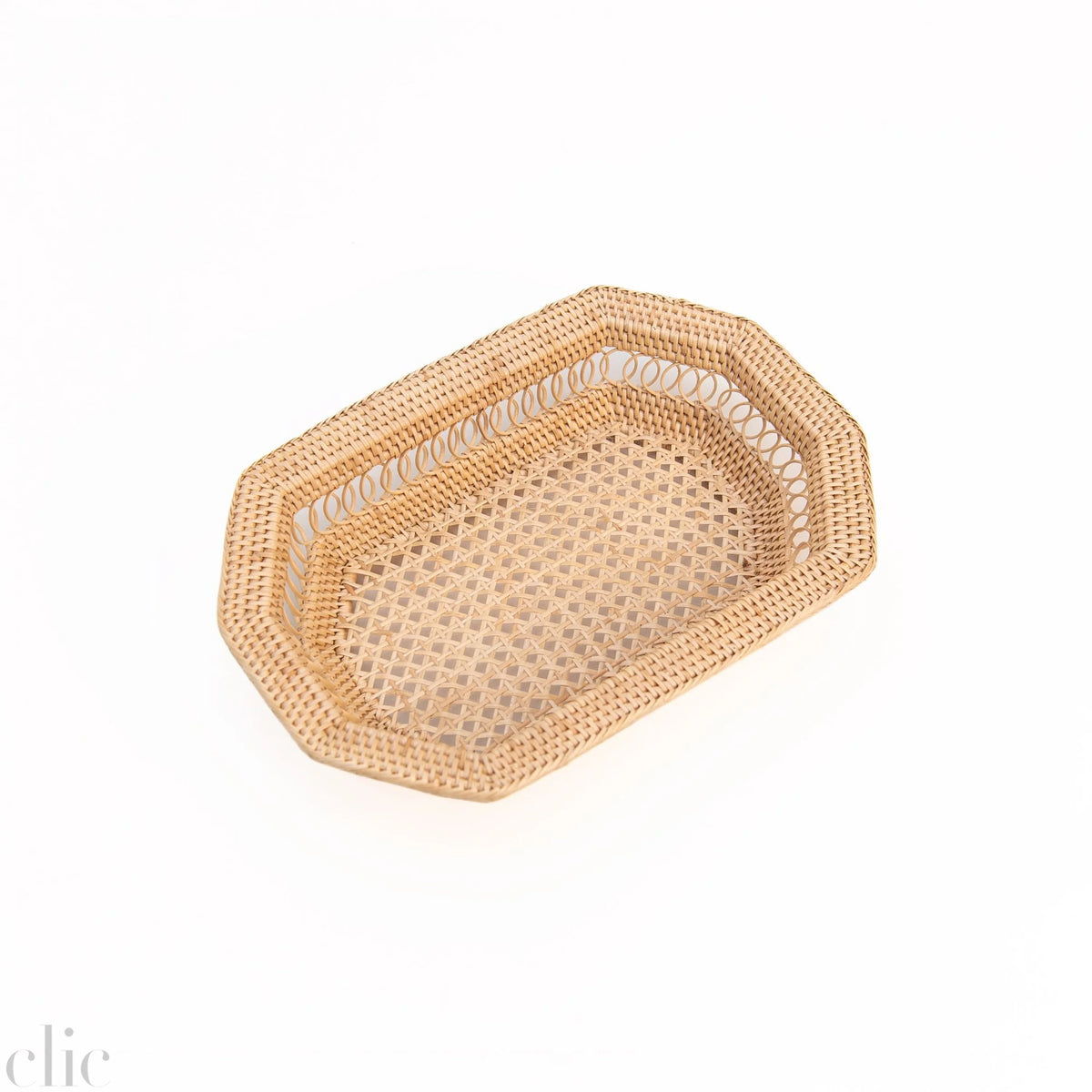 Rectangle Rattan Tray Basket