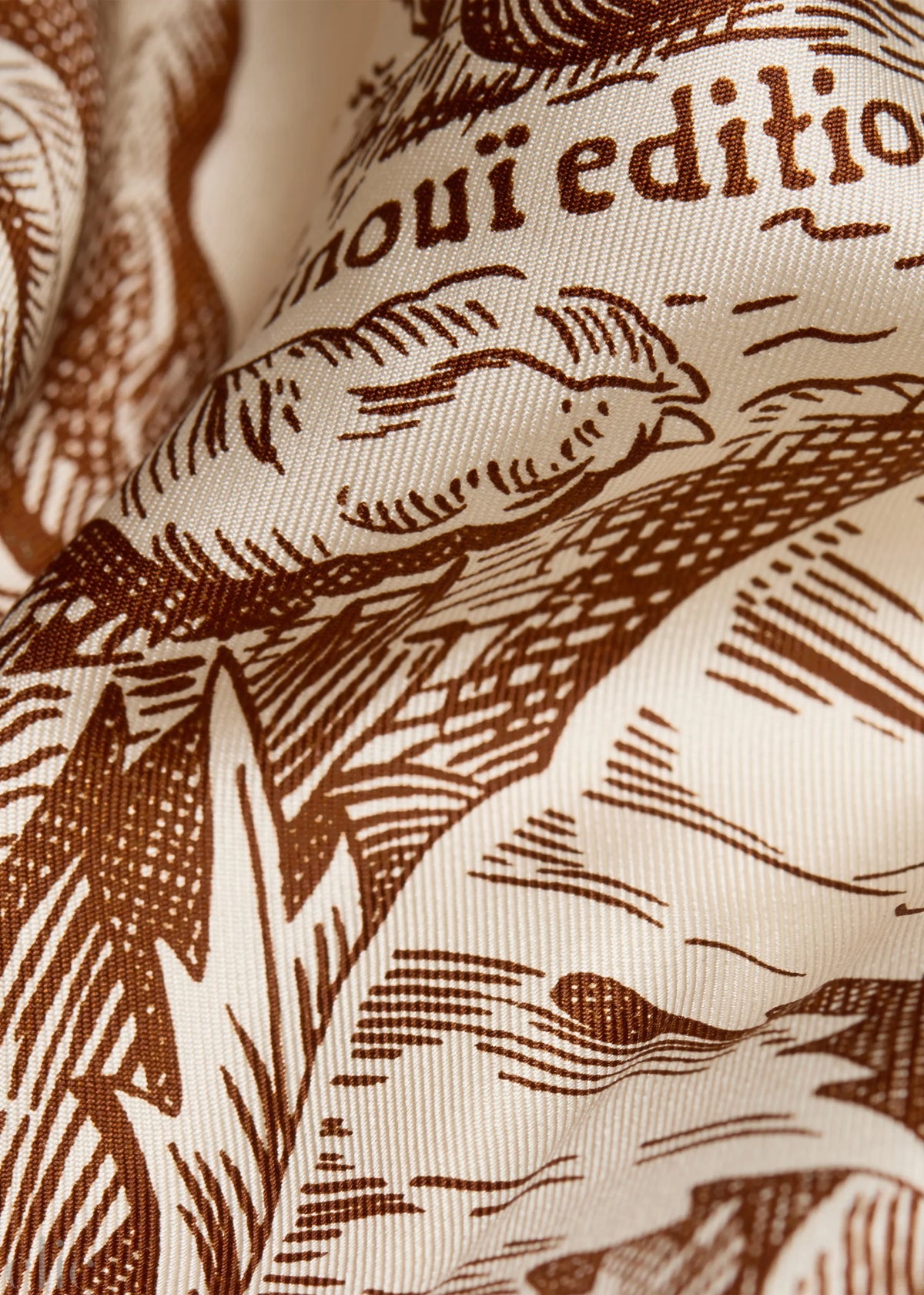 Bangalor Square Scarf in Caramel, from Inoui Editions