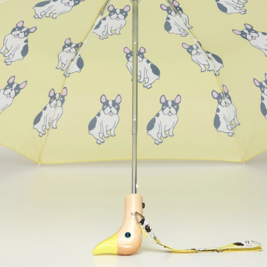 Compact French Bulldog Umbrella in Yellow, from Original Duckhead