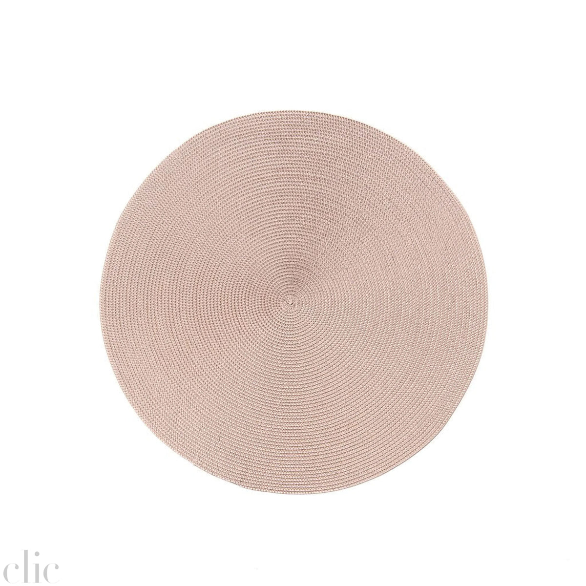 Round Placemat in Taupe, from Deborah Rhodes