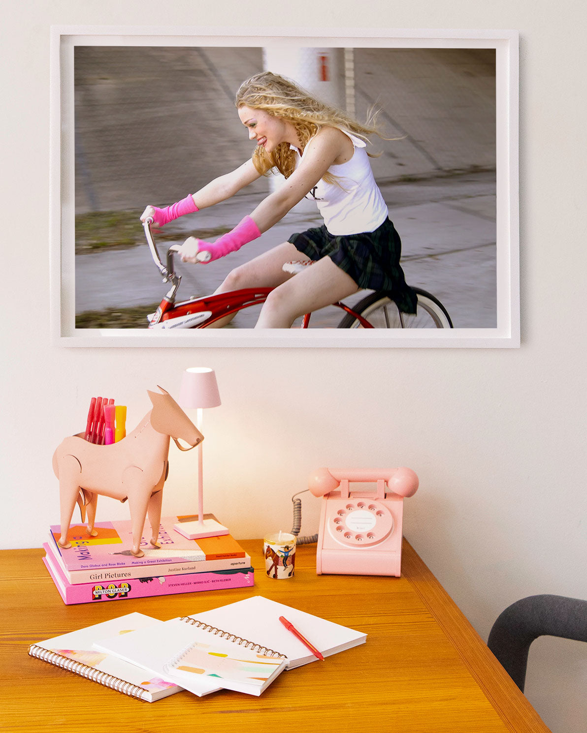 Katie on bike by Charity de Meer