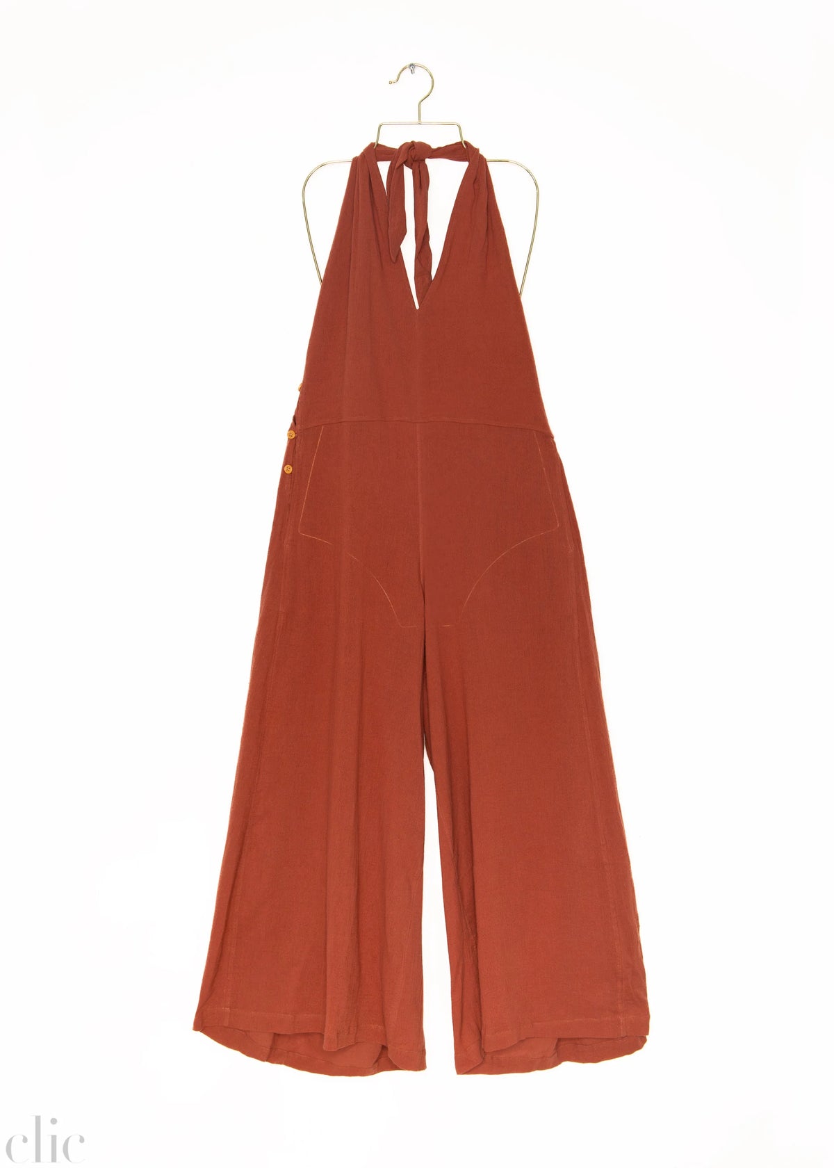 Oran Jumpsuit in Terracotta, from Electric Feathers