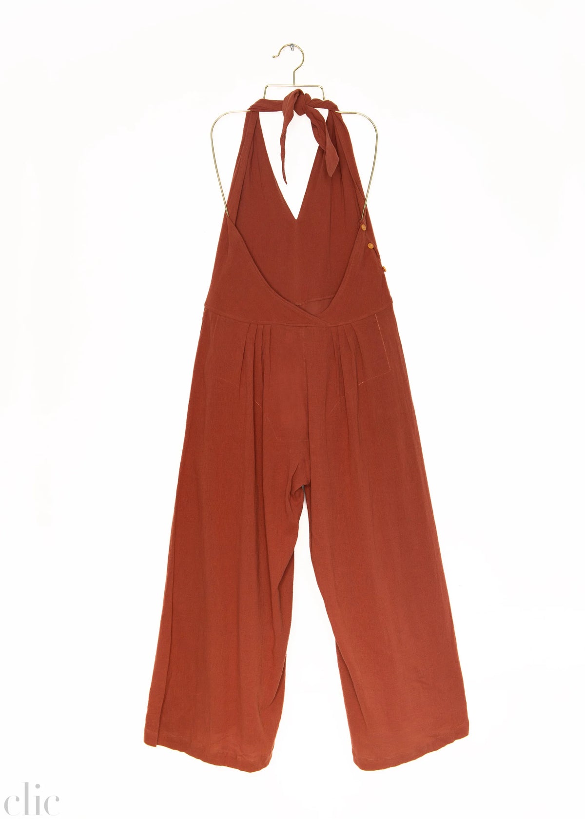 Oran Jumpsuit in Terracotta, from Electric Feathers