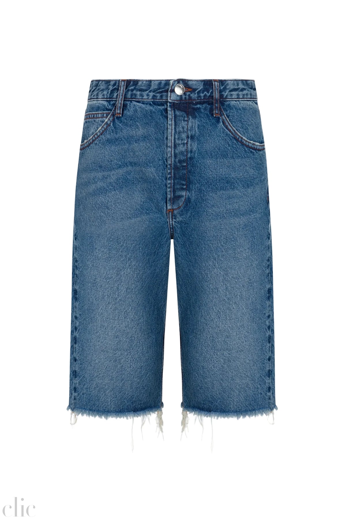Denim Bermuda Shorts in Eva, from SPRWMN