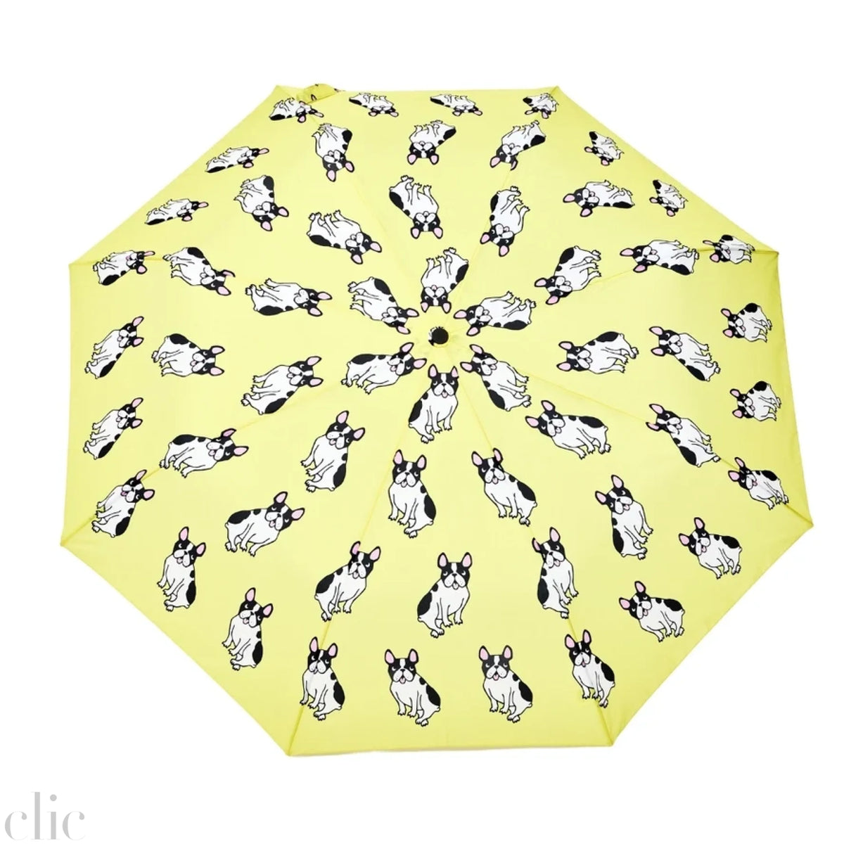 Compact French Bulldog Umbrella in Yellow, from Original Duckhead