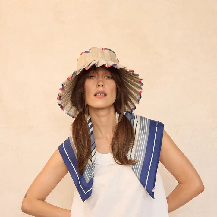 Luxe Carpi Maxi Hat in Umbrella, from Lorna Murray
