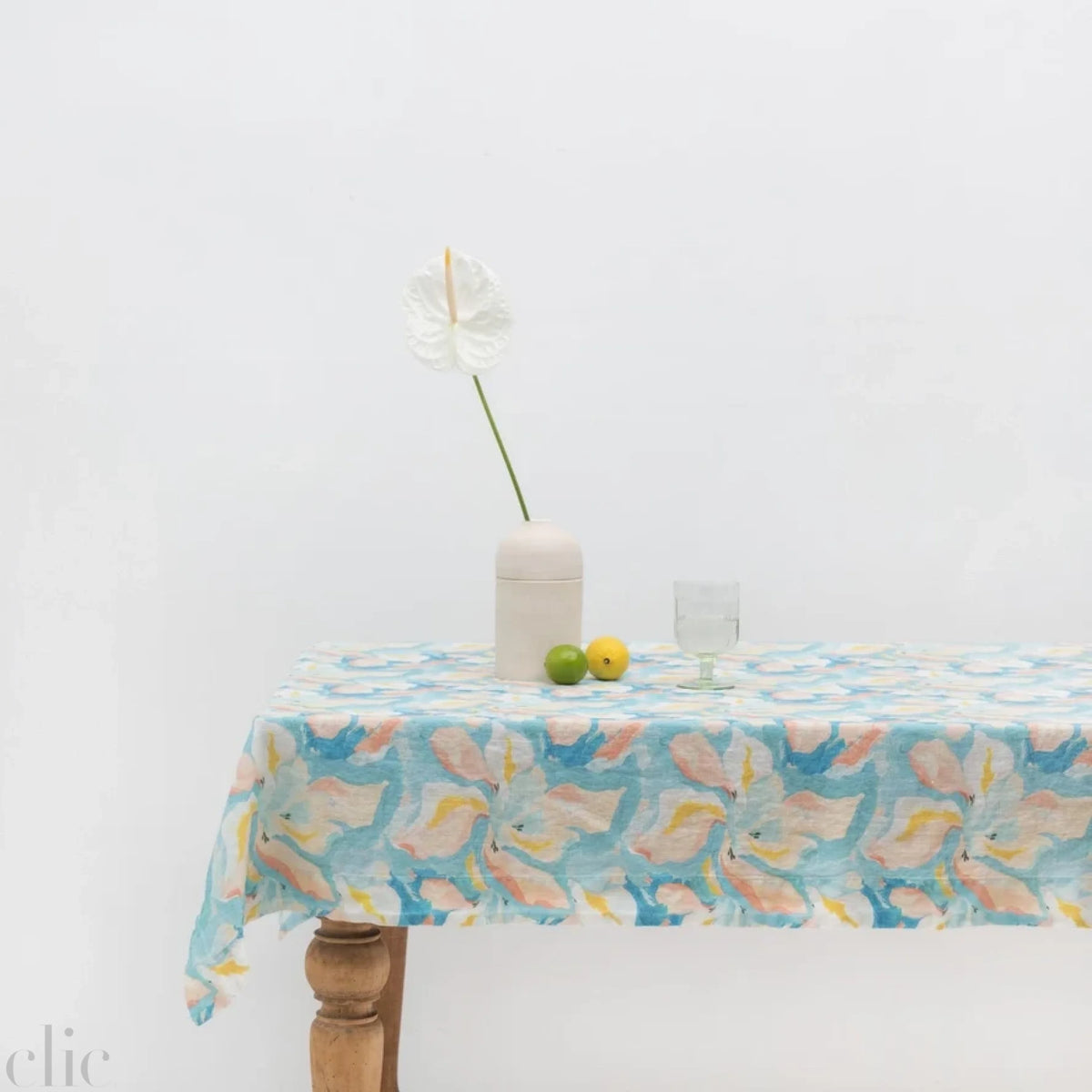 Pastel Iris Linen Tablecloth, from Linen Tales
