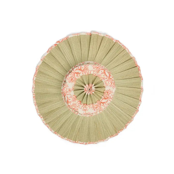 Luxe Capri Maxi Hat in Coral, from Lorna Murray