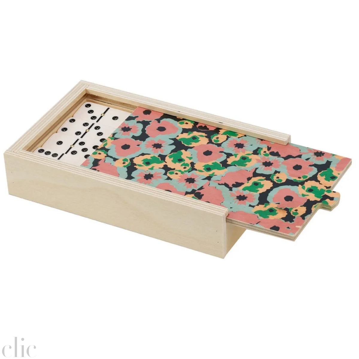 Poppy Domino Set in Black, from Wolfum