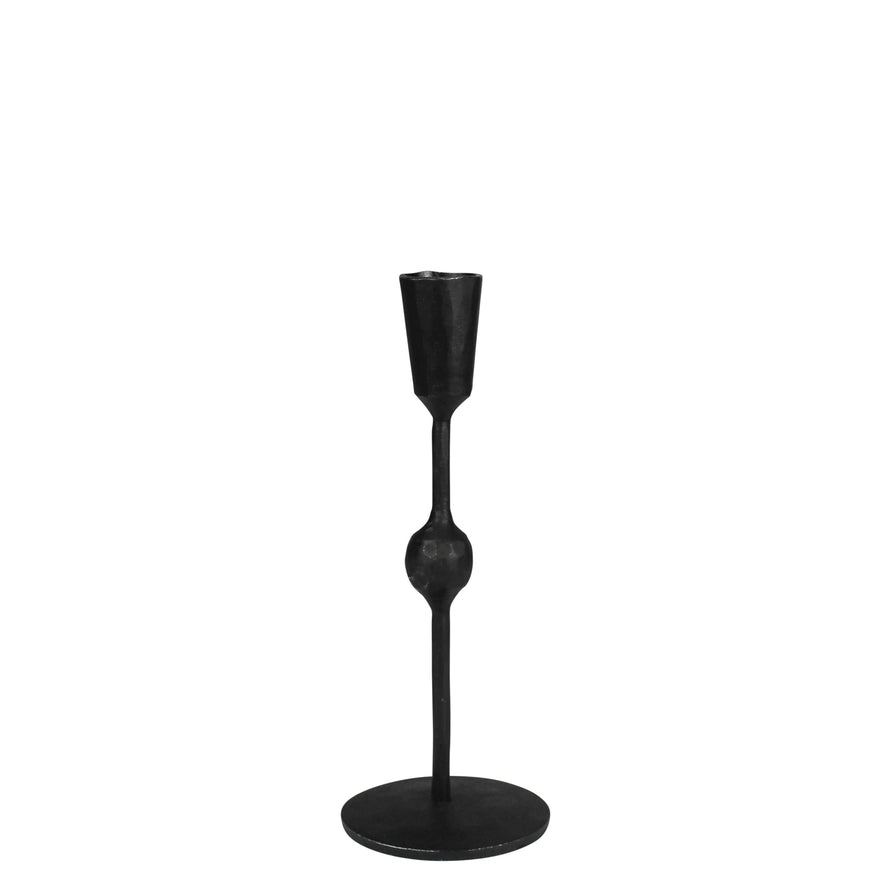 Small Adonis Taper Iron Candle Holder, from HomArt