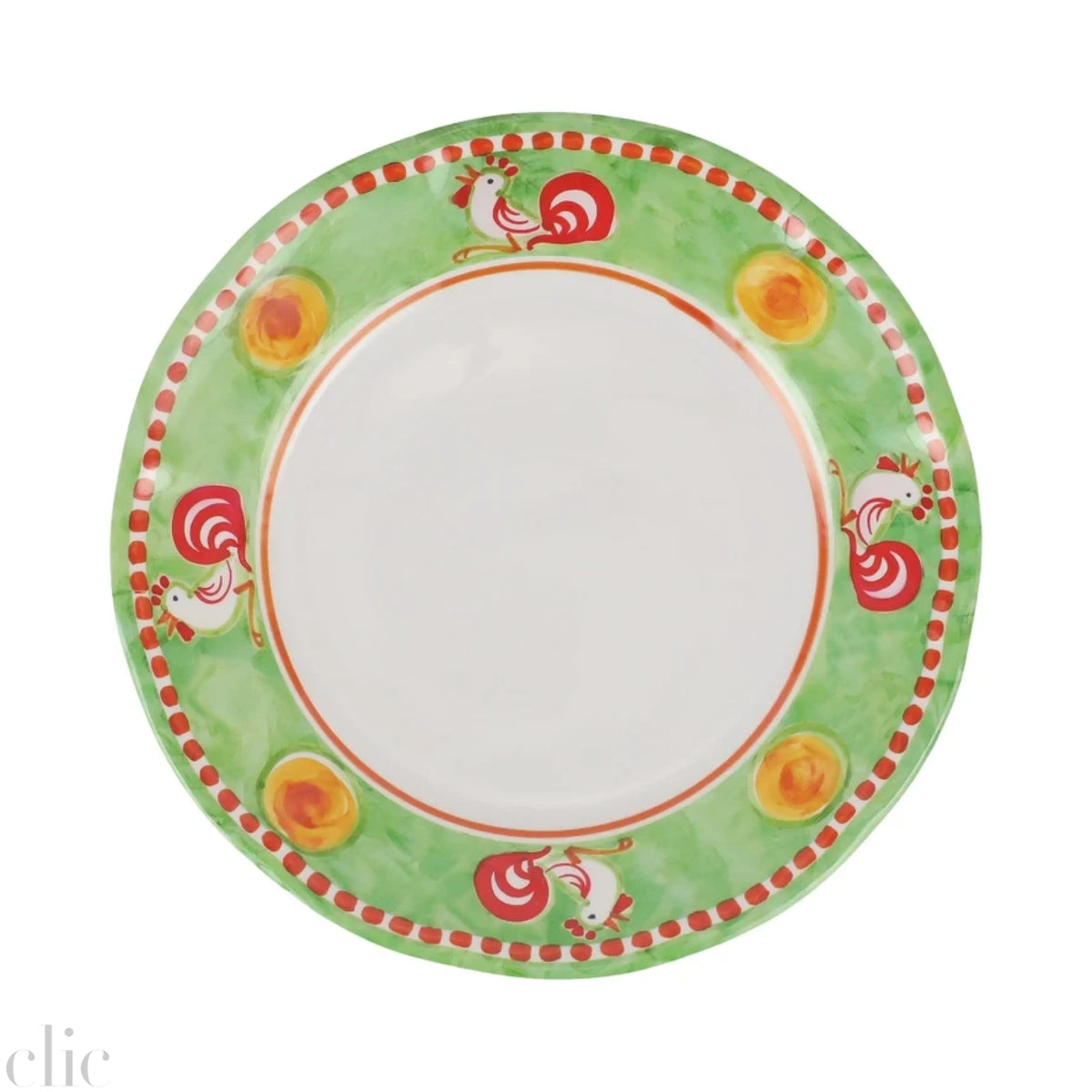 Gallina Dinner Plate, from Vietri