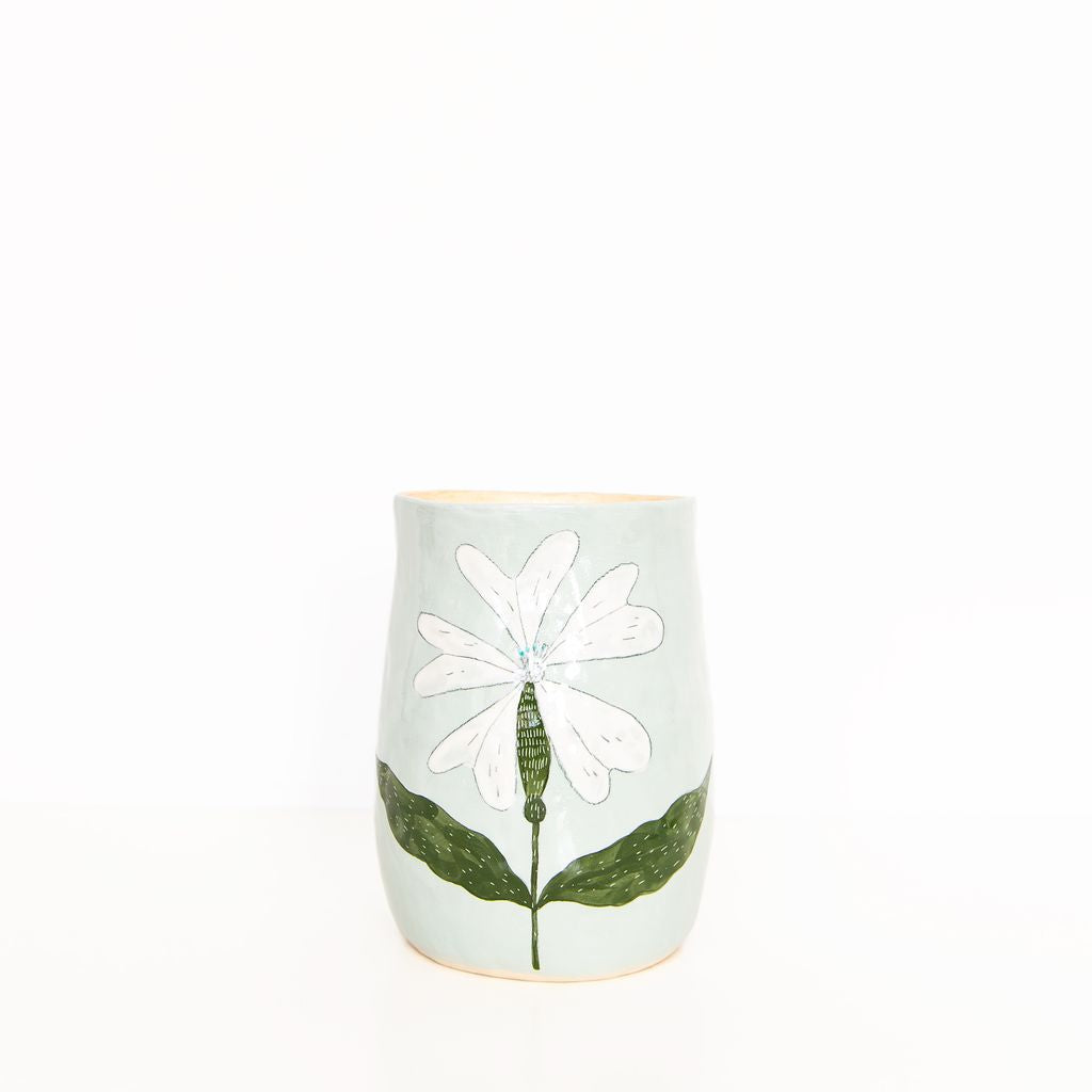 Medium Flower Vase in Blue, from Gemma Orkin