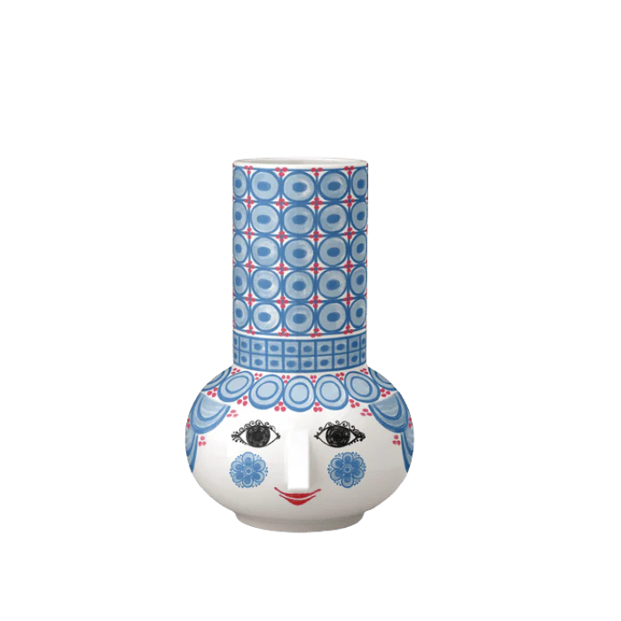 Bjørn Wiinblad Olga Candle holder in Blue, from Rosendahl Design