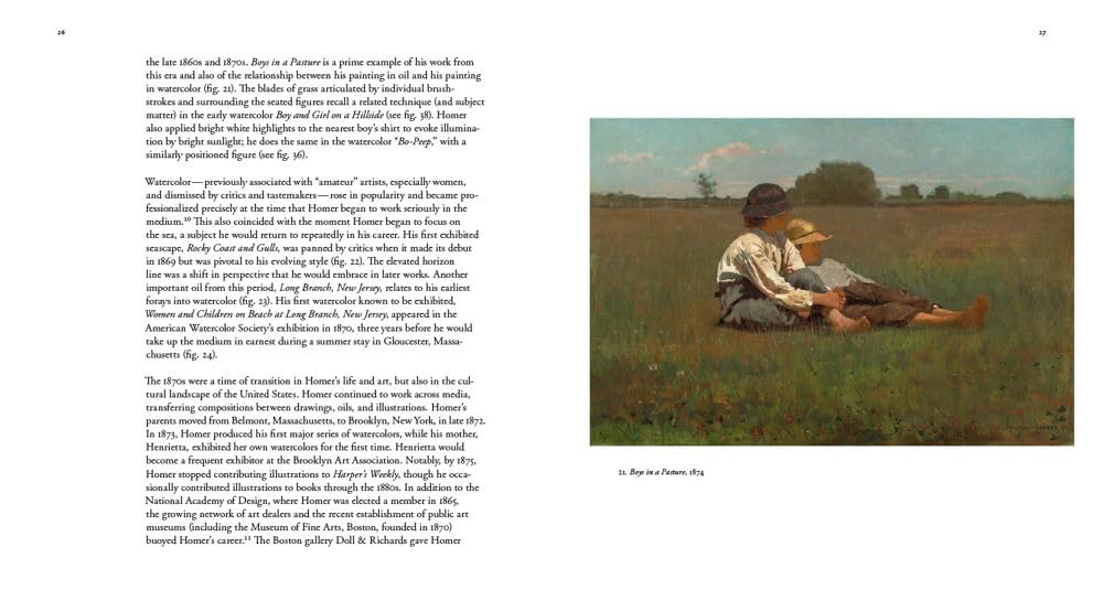 Winslow Homer in Watercolor