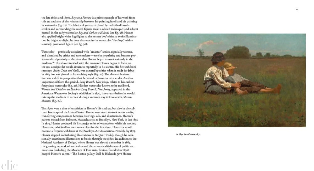 Winslow Homer in Watercolor