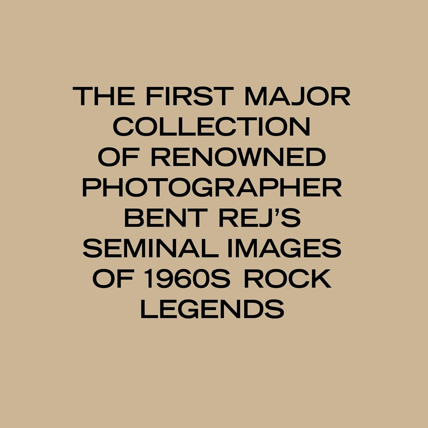 Musik: The 1960s Photographs