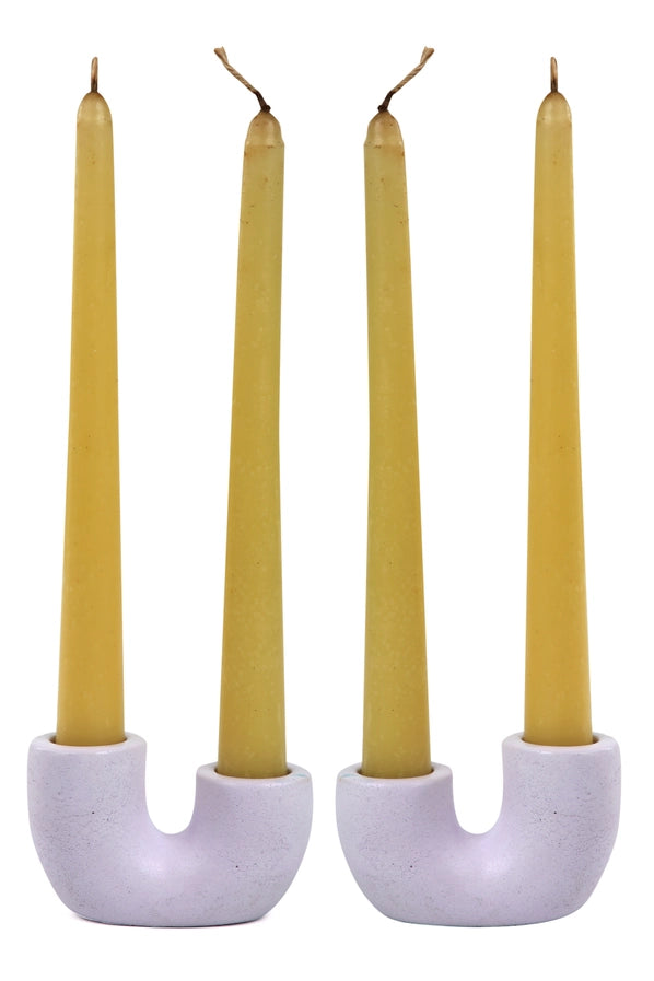 Nordic "U" Shaped Candle Holder in Purple, from Casa Amarosa