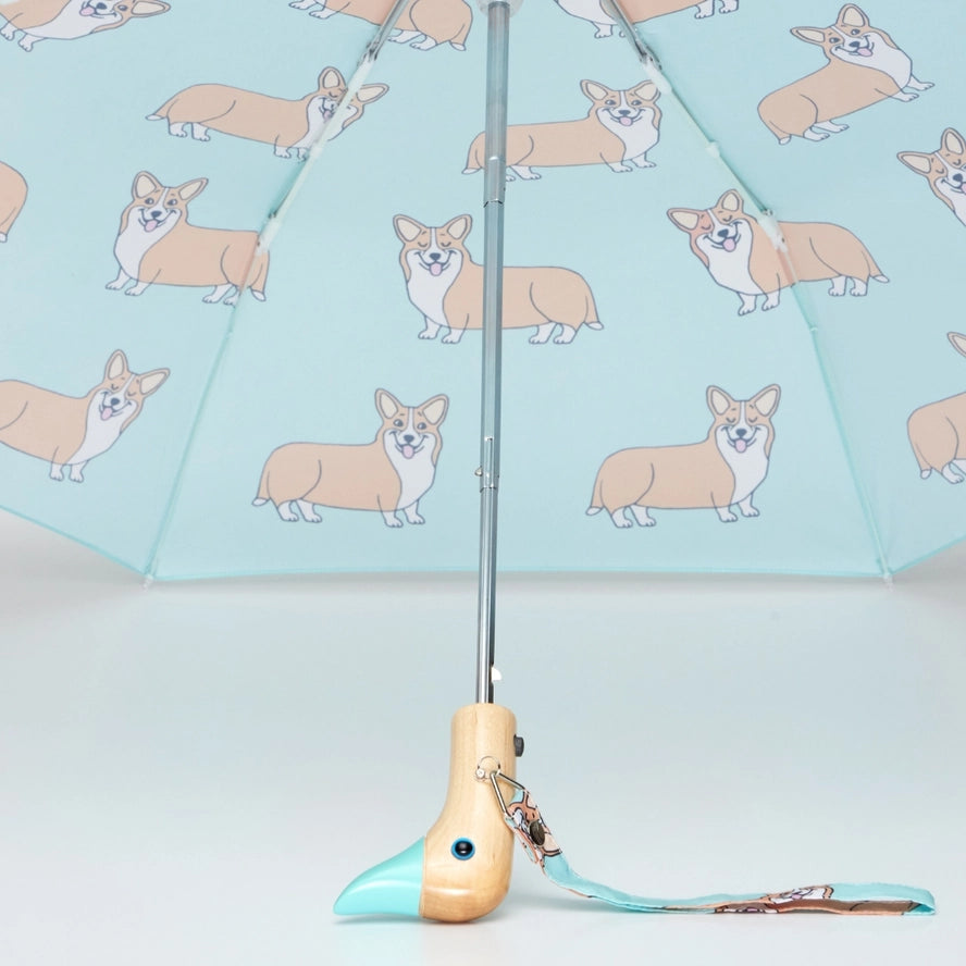 Compact Corgi Umbrella in Mint, from Original Duckhead