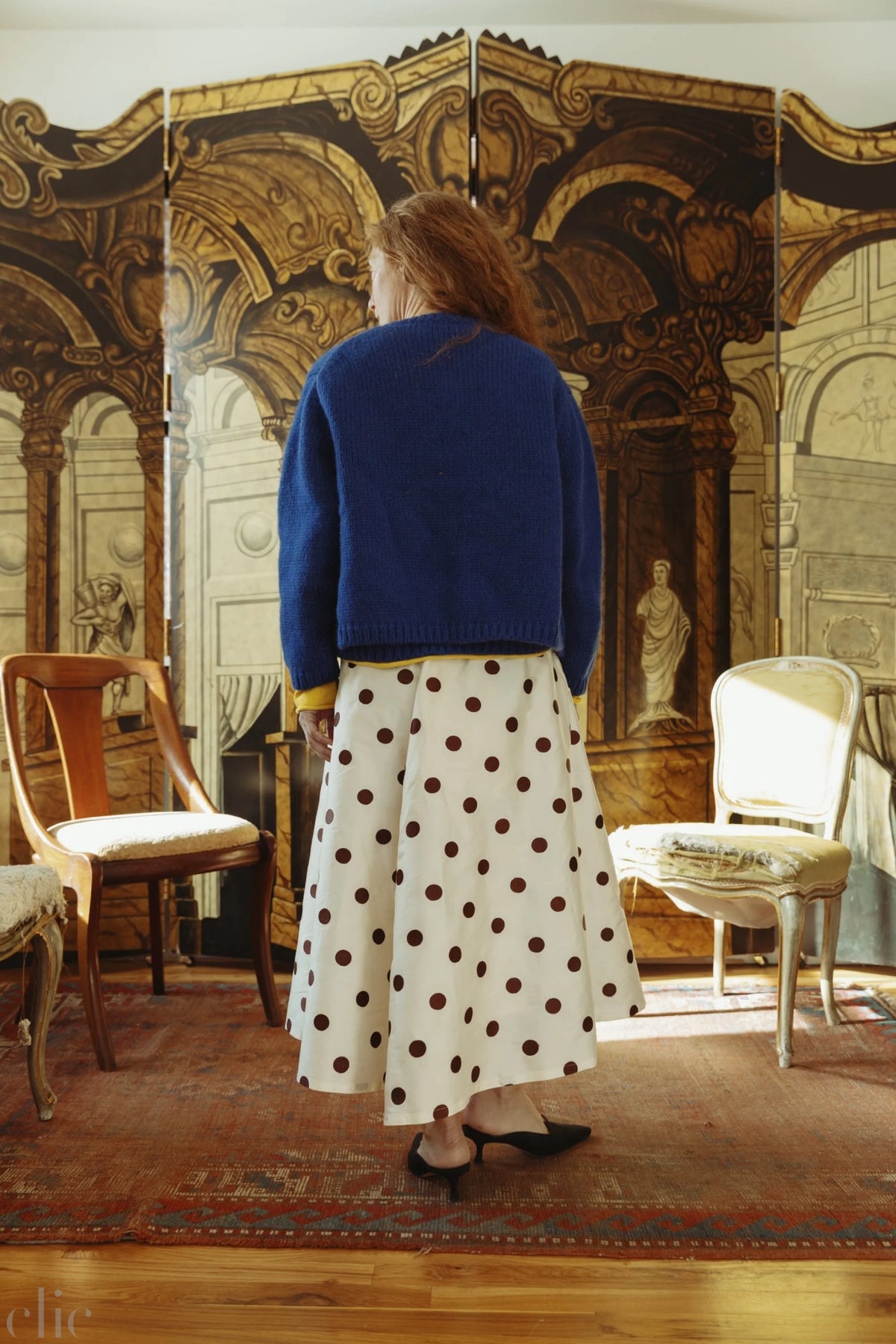 Sheba Cardigan in Cobalt, from Nikki Chasin