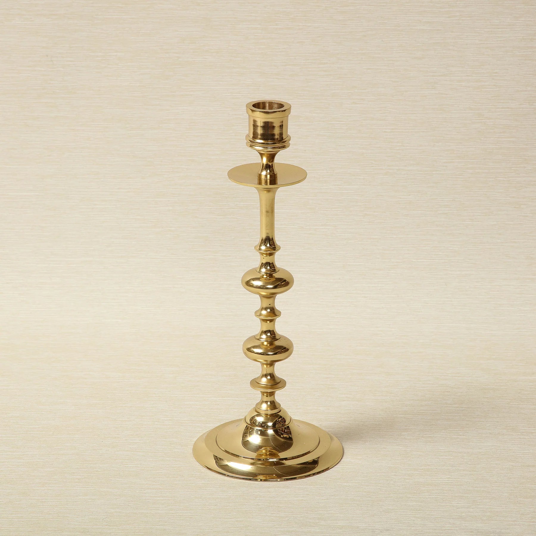 Tall Chantal Candlestick Holder in Brass