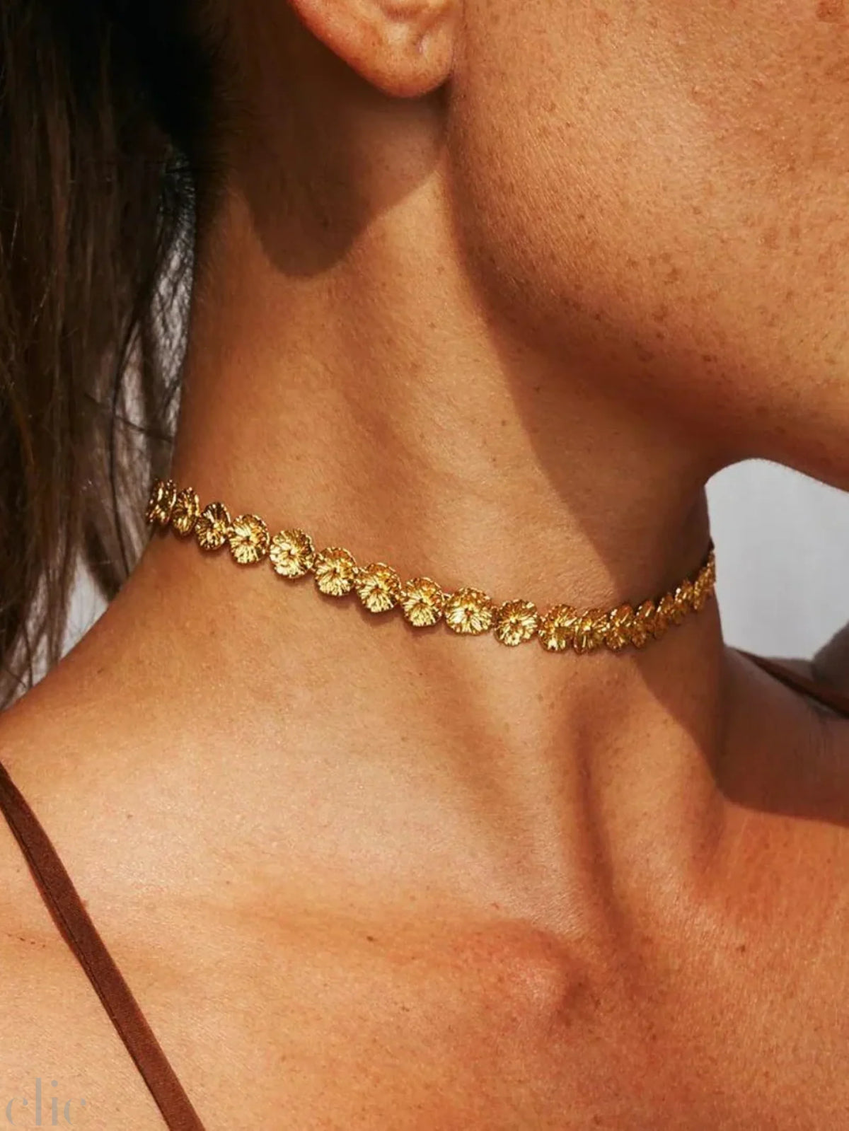Ensemble Chocker Necklace in Gold Vermeil, from Carina Hardy