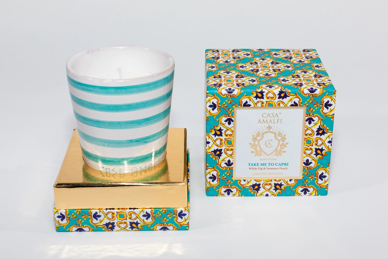 Take Me To Capri Candle, from Casa Amalfi