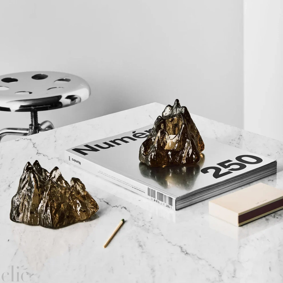 The Rock Votive in Taupe