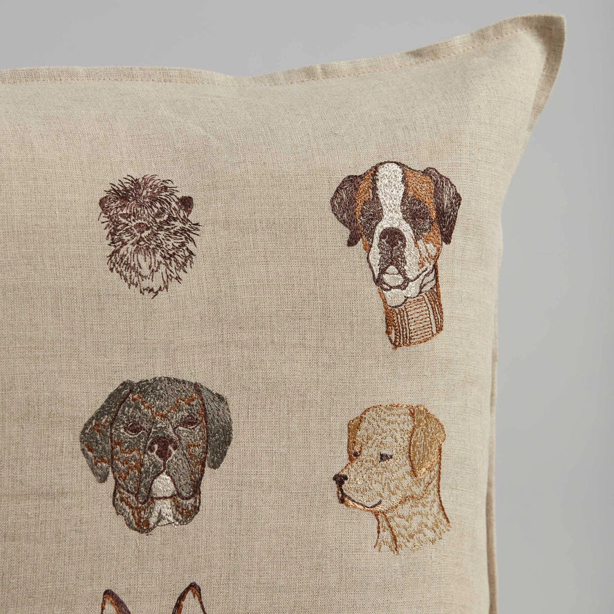 Dogs Pillow, from Coral & Tusk