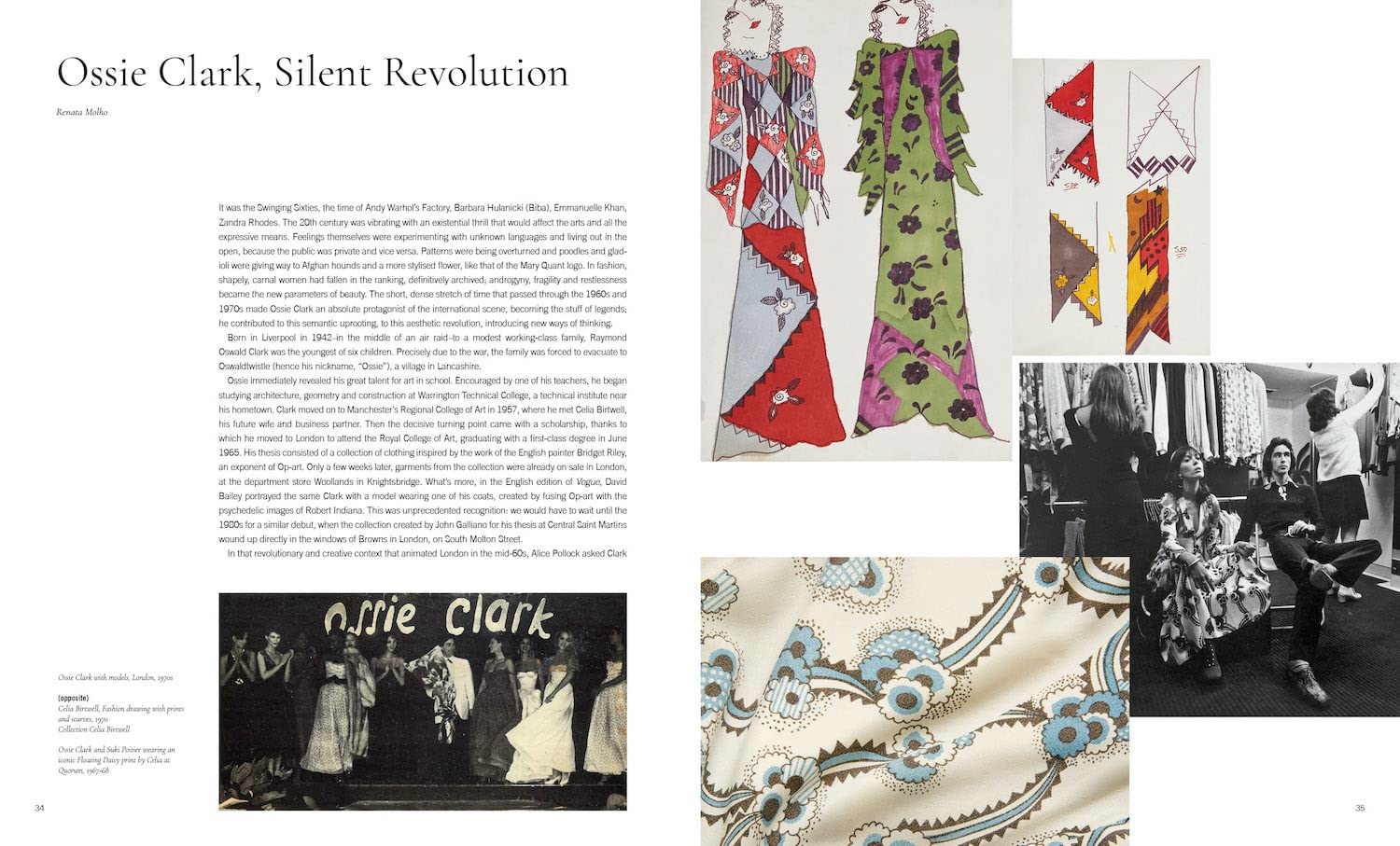 Mr & Mrs Clark: Ossie Clark and Celia Birtwell. Fashion and print 1965–1974: Fashion and Prints