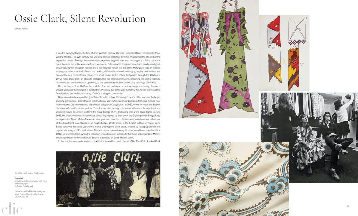 Mr & Mrs Clark: Ossie Clark and Celia Birtwell. Fashion and print 1965–1974: Fashion and Prints