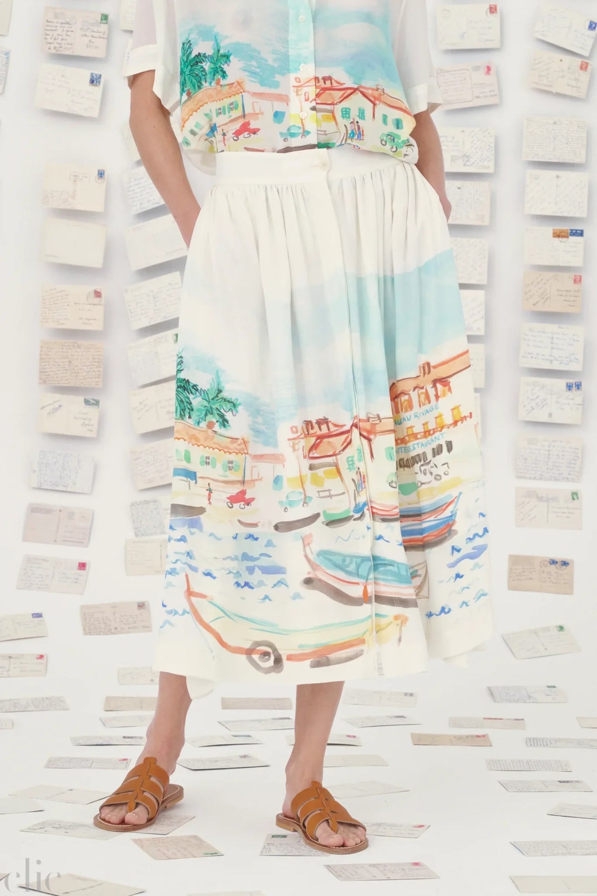 Provence Mona Skirt in Multicolor, from Mii
