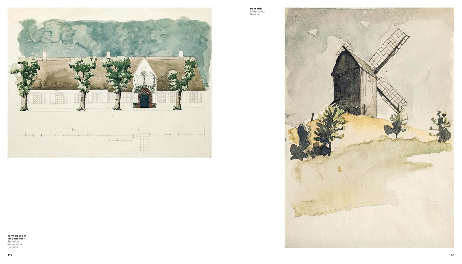 Watercolors by Hans J. Wegner