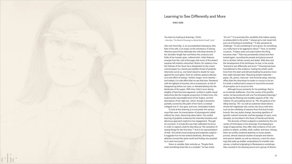 Alex Katz: Out of Sight: A Drawing Survey