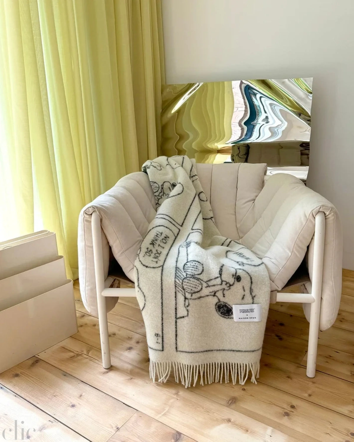 Peanuts Doughnut Comic Blanket, from Maison Deux