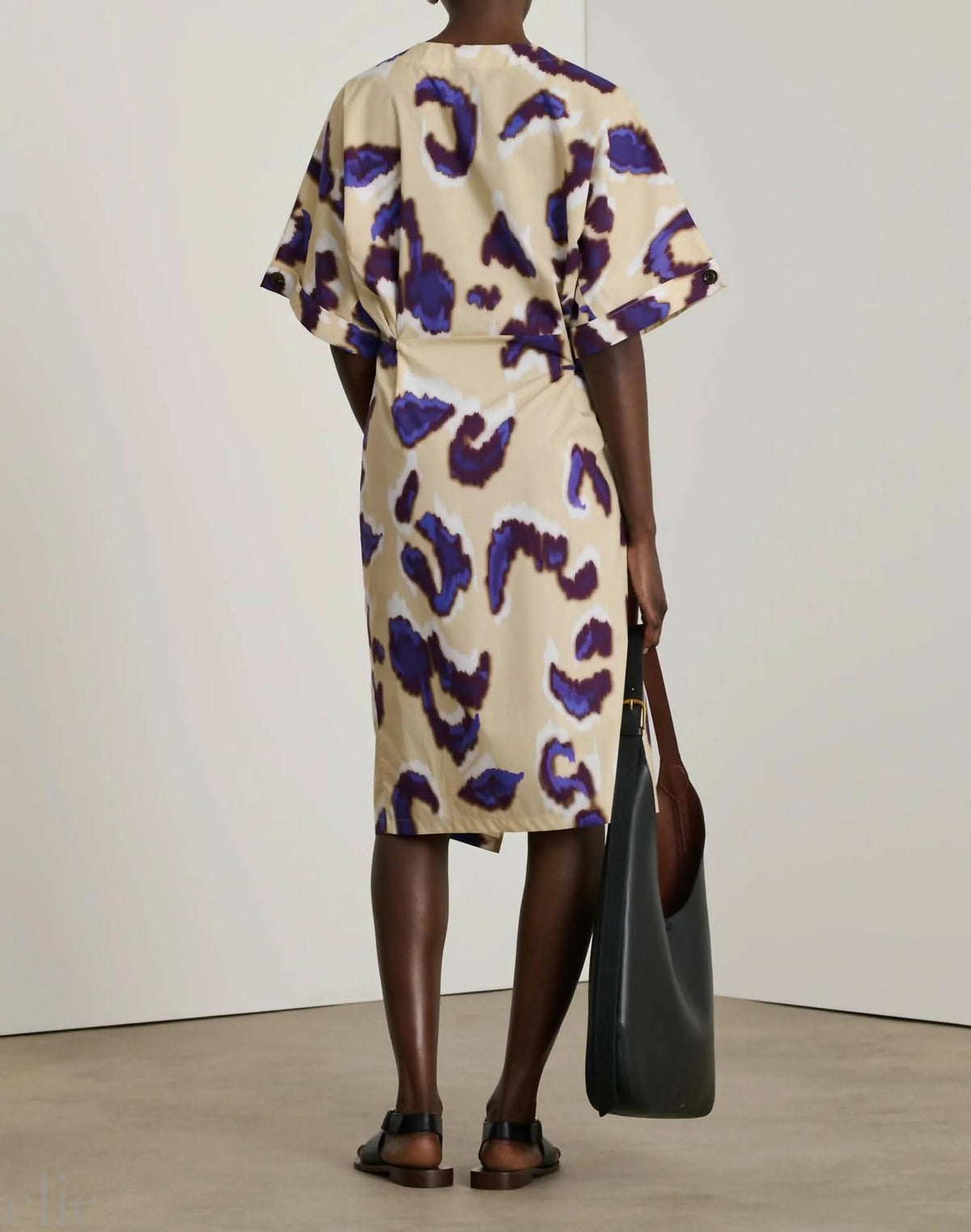 Ecuador Dress in Aubergine Beige, from Soeur