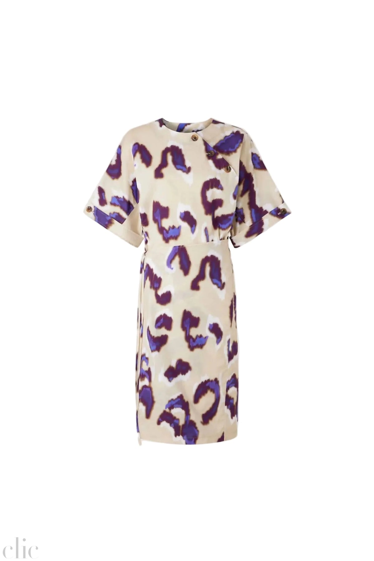 Ecuador Dress in Aubergine Beige, from Soeur