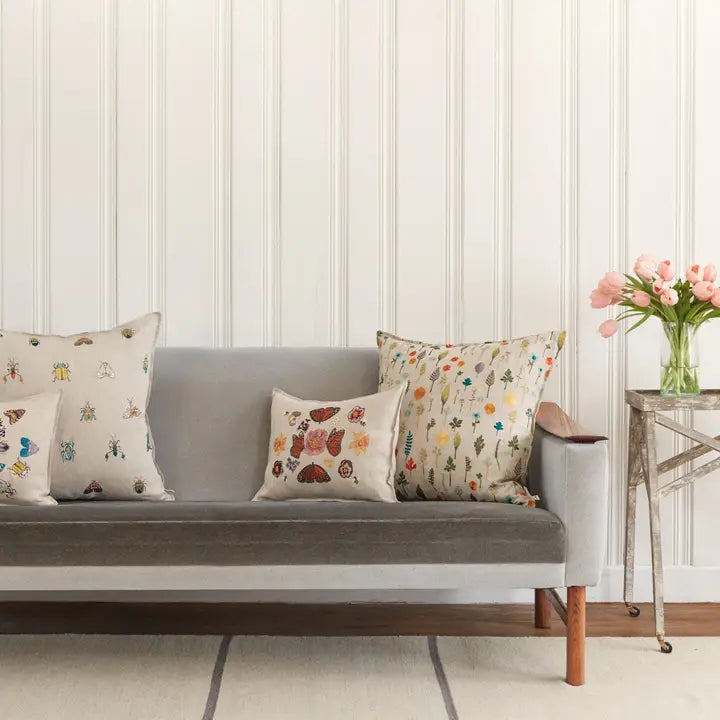 Garden Pattern Pillow, from Coral and Tusk