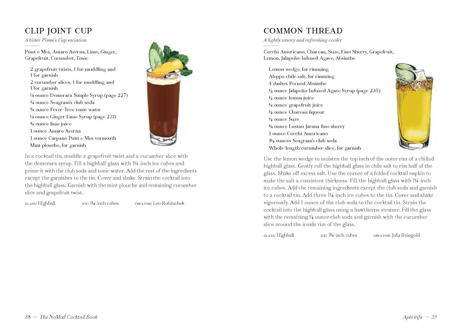 The NoMad Cocktail Book