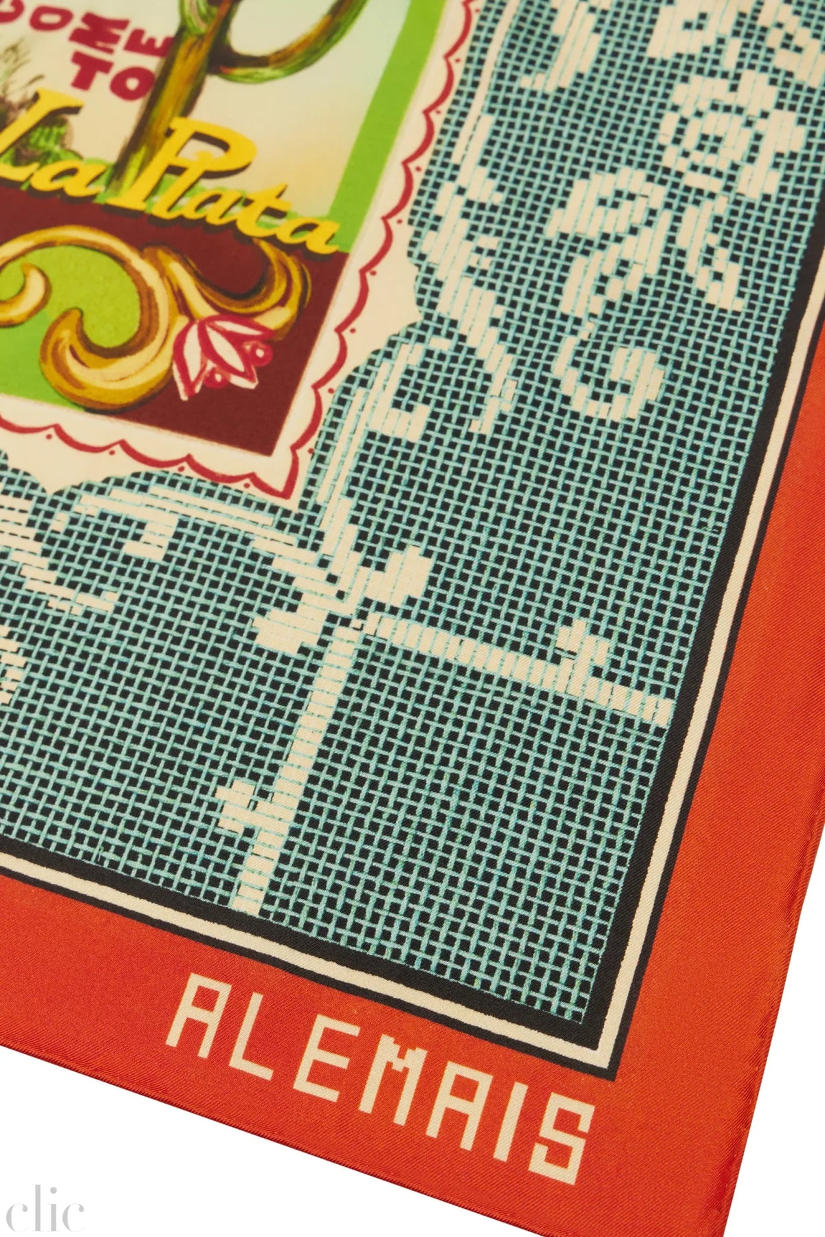 Ace Silk Scarf in Multi, from Alemais