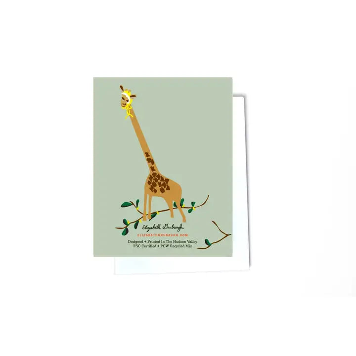 Giraffe - Welcome Baby Card