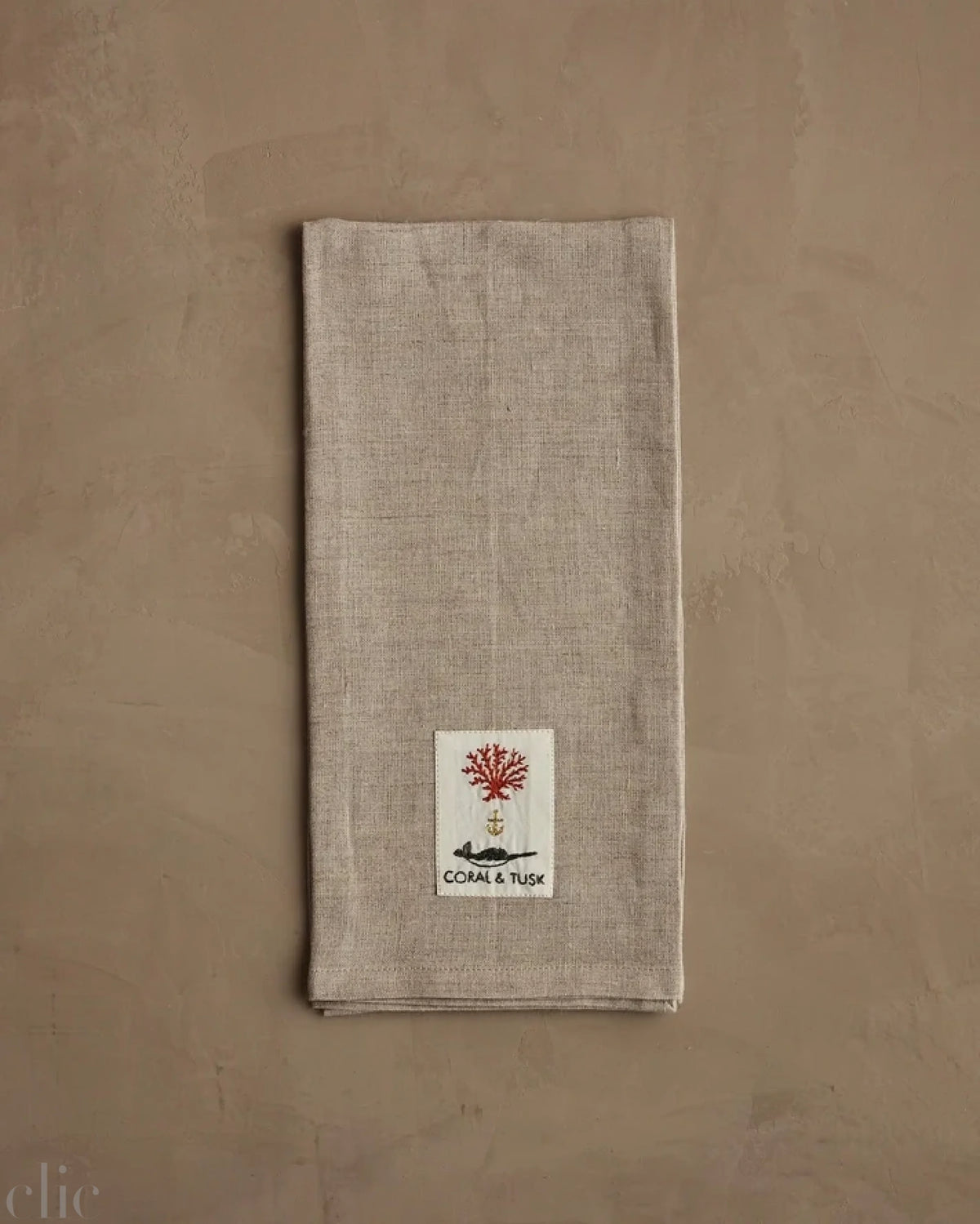 Fox with Mushrooms Tea Towel, from Coral & Tusk