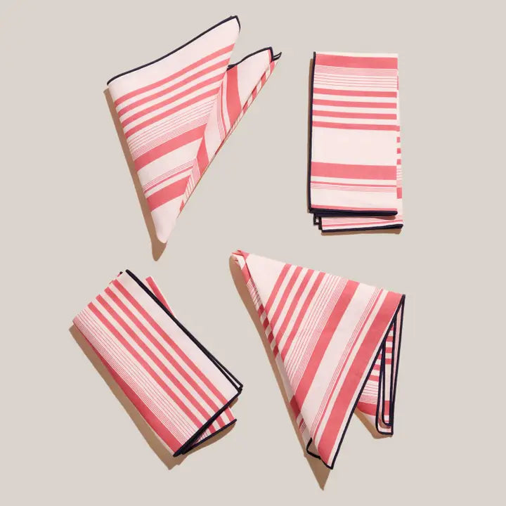 Set of 4 Napkins in Parasol, from Atelier Saucier