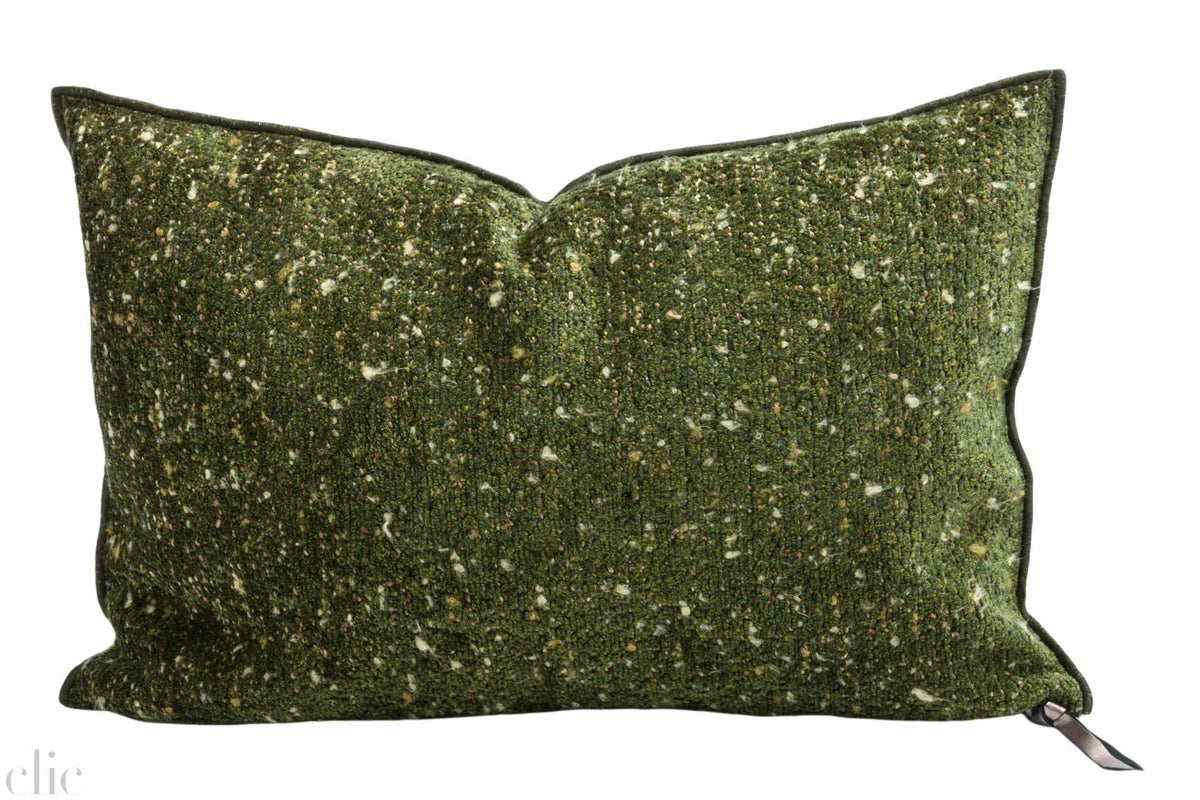 Wicked Pollock Chenille Pillow 16x24 in Sous Bois, from Maison de Vacances