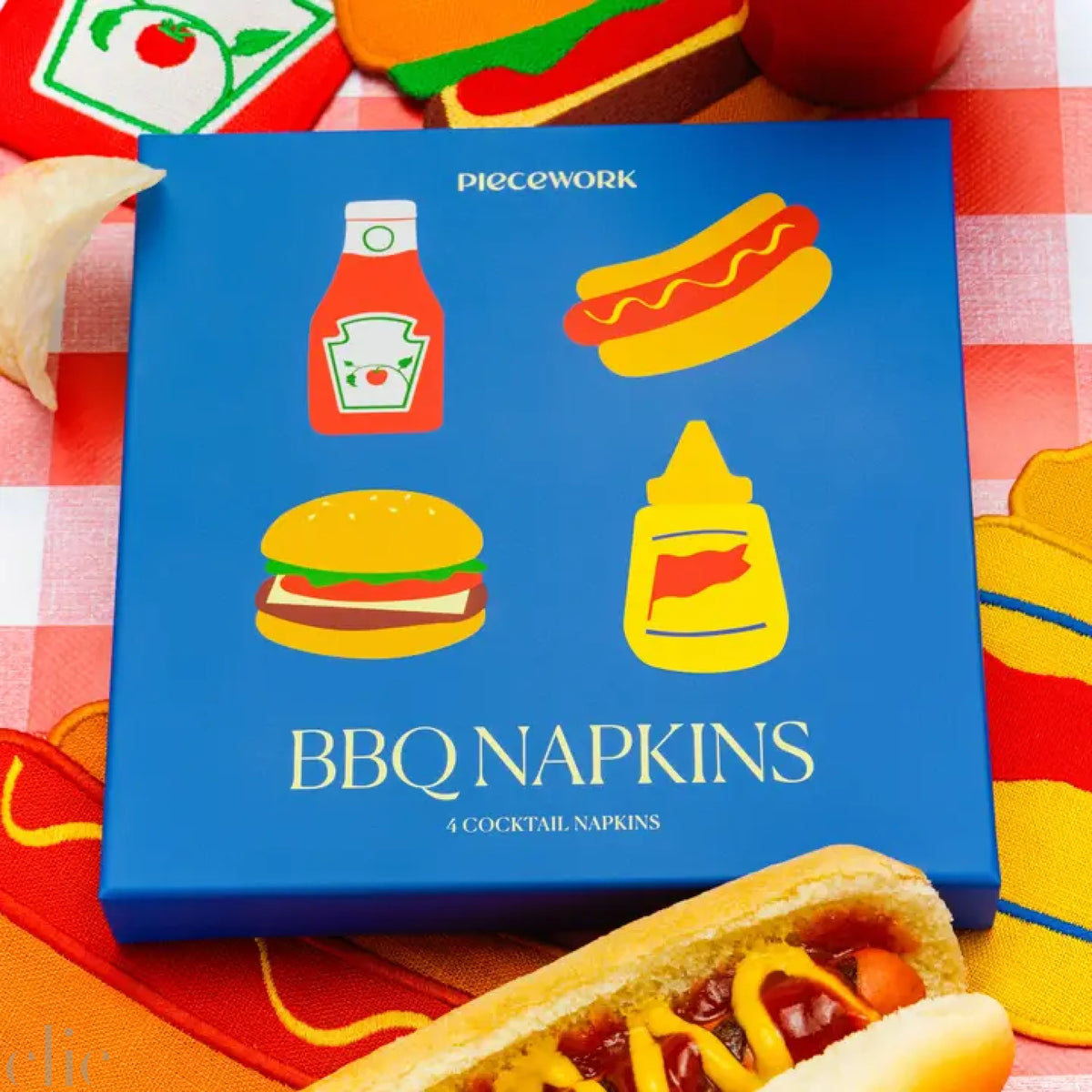 Set of 4 BBQ Napkins