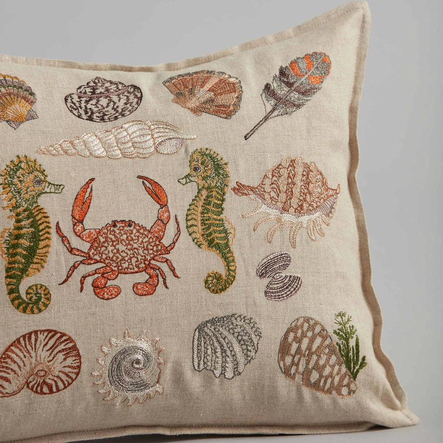 Beach Walk Pillow, from Coral & Tusk