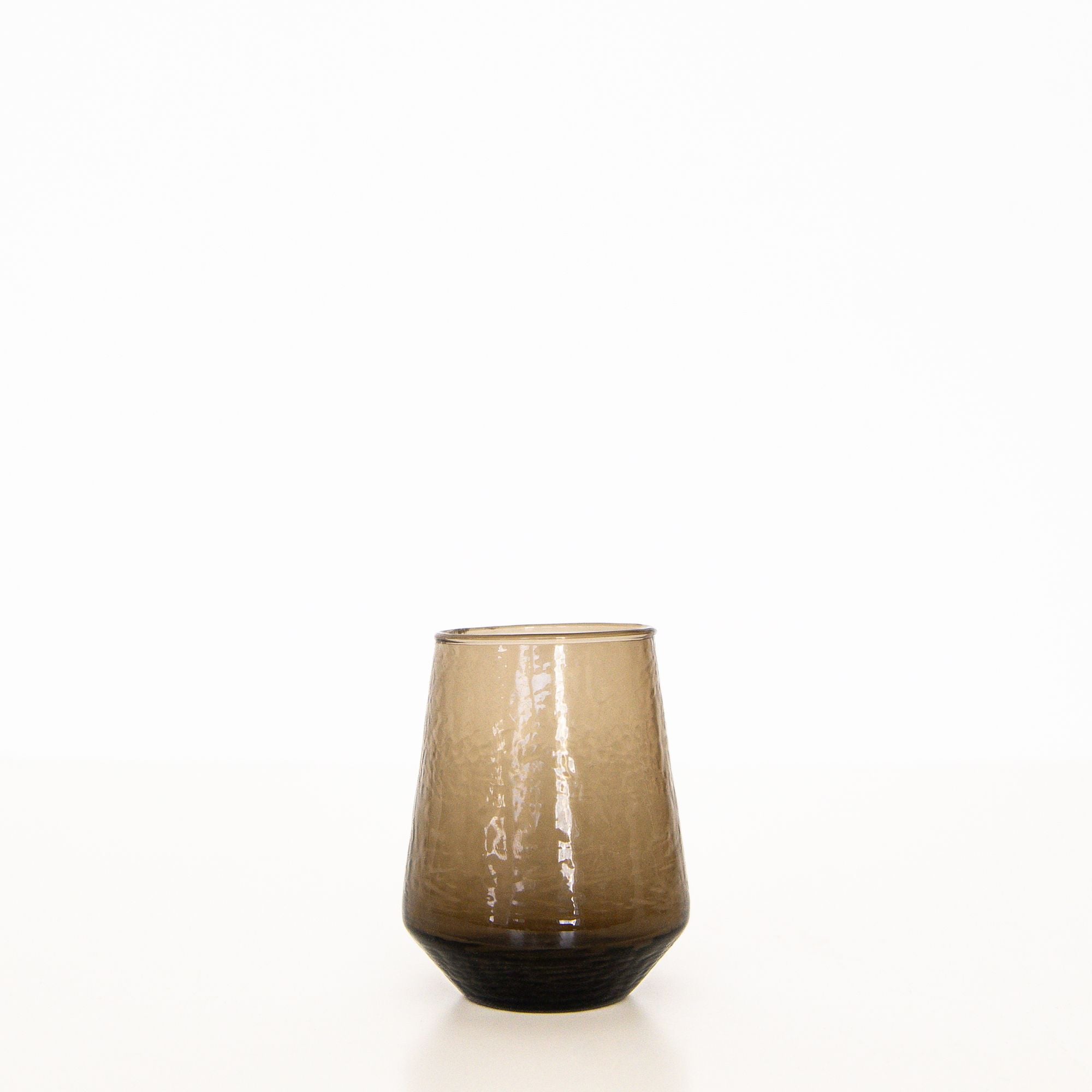 Handblown Hammered Glass Tumbler in Smoke, from creative Women