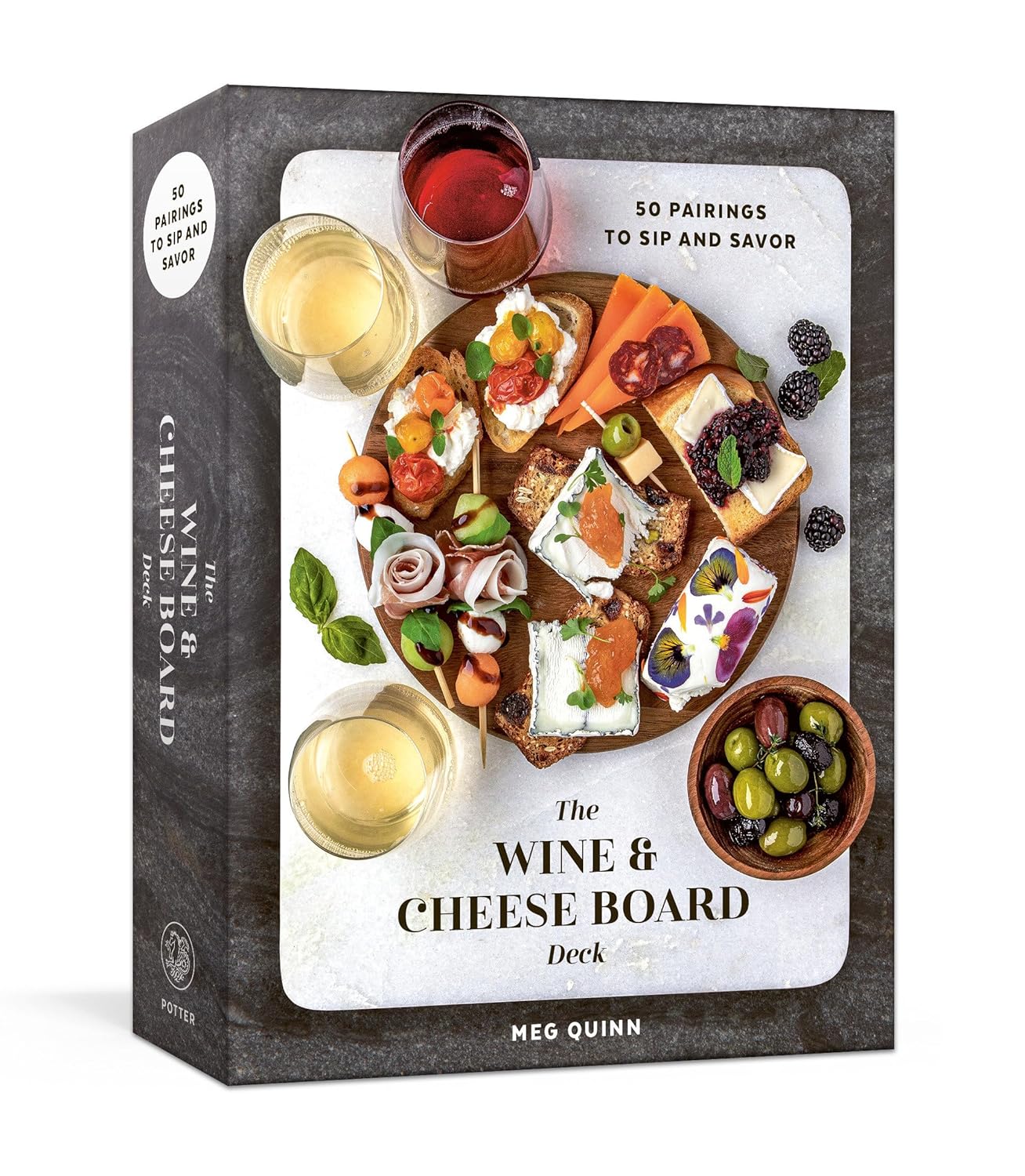 The Wine and Cheese Board Deck: 50 Pairings to Sip and Savor: Card